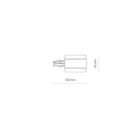 Ctls Recessed Power End Cap Right Pe R