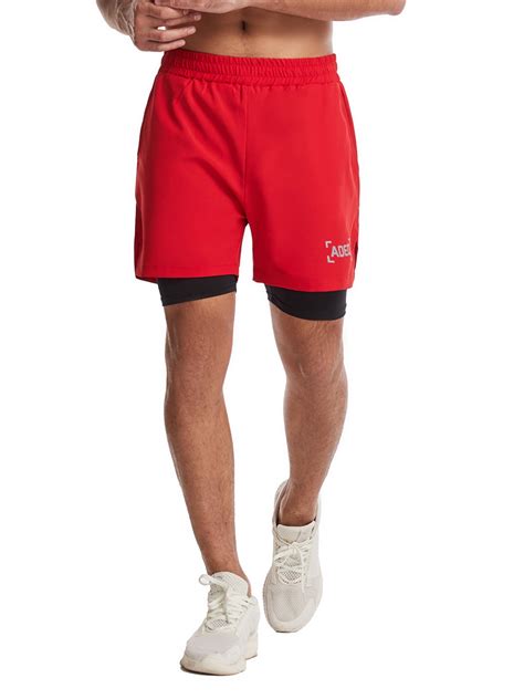 Diconna Mens 2 In 1 Workout Running Shorts Quick Dry Lightweight Gym