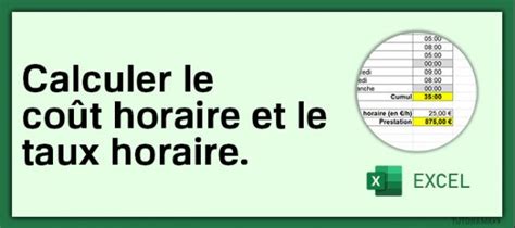 D Couvrir Imagen Formule De Calcul Du Salaire Horaire Fr