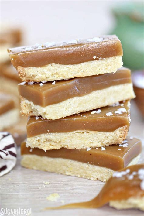 Salted Caramel Bars Sugarhero