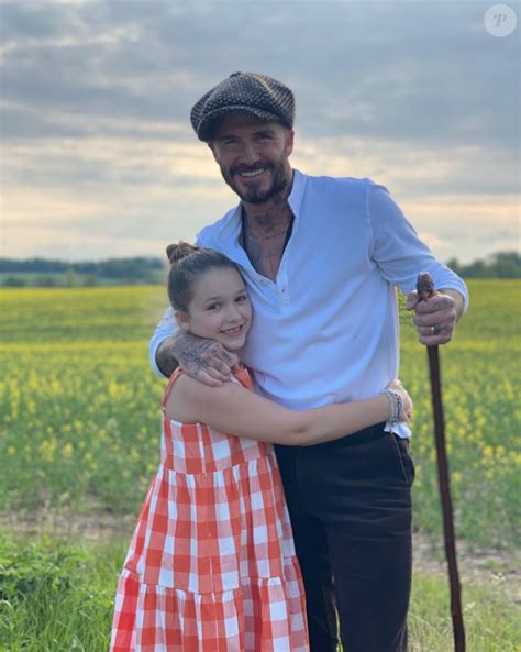 Photo David Beckham Et Sa Fille Harper Mai 2020 Purepeople