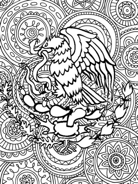 Mexican Art Mandala Coloring Pages Mexico Mandalas Coloring Pages