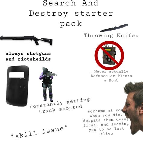 CoD SnD Starter Pack R Starterpacks Starter Packs Know Your Meme