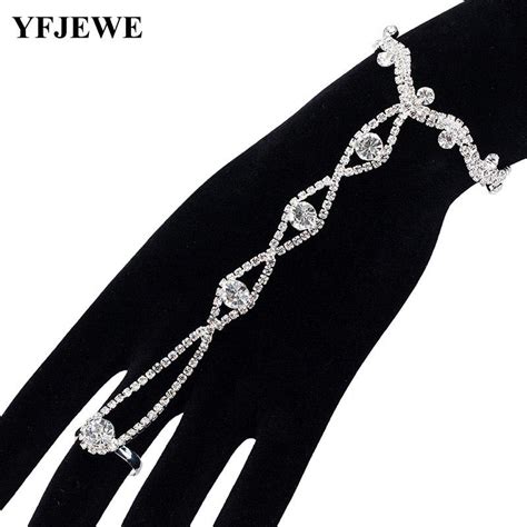 Cheap Silver Color Chain Link Bracelet For Women Ladies Shining