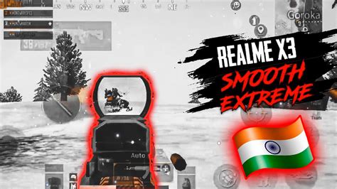 REALME X3 SMOOTH EXTREME FPS GAMEPLAY PUBG MOBILE REDMI NOTE 8 PRO