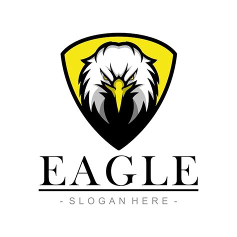 Premium Vector Eagle Mascot Logo Design