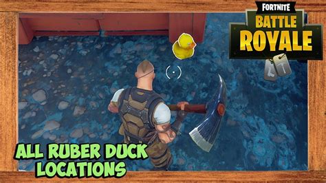 Fortnite All Rubber Duck Locations Fortnite Season Week Challenge