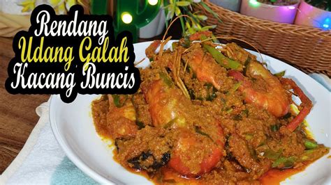 Resepi Rendang Udang Mudah Sedap Prawn Rendang YouTube