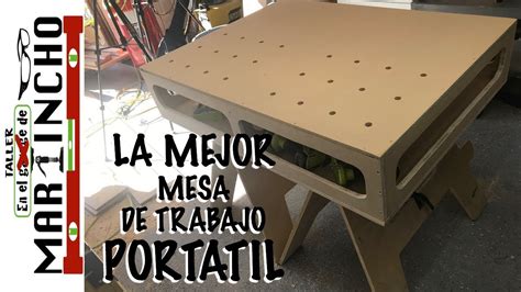 Como Construir Una Mesa De Trabajo Portatil Youtube