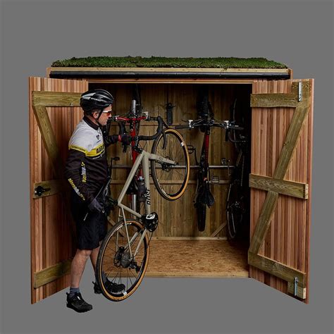 Vertical Bike Shed - Brighton Bike Sheds | Vertical bike, Bicycle ...