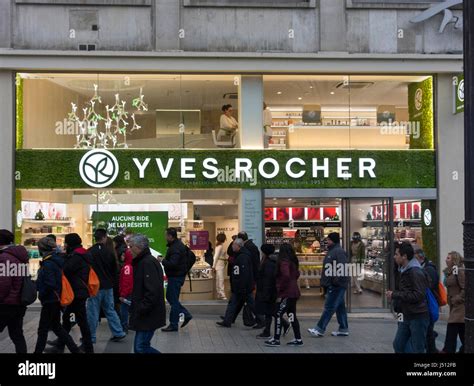 Yves Rocher Cosmetics Store Champs Elysées Paris France Stock Photo