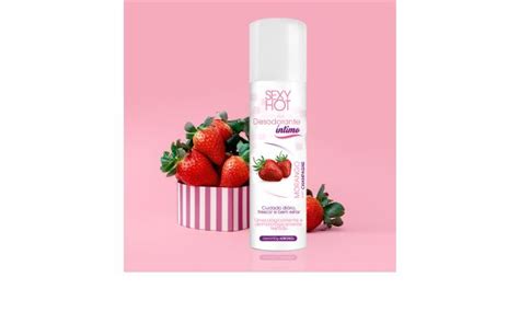 Desodorante Íntimo Sexy Hot Morango C Champagne Proteção e Frescor hrs