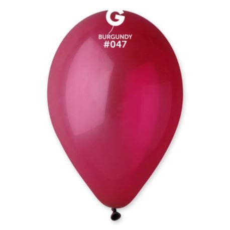 Balon G Gemar Pastel Bordowy Szt