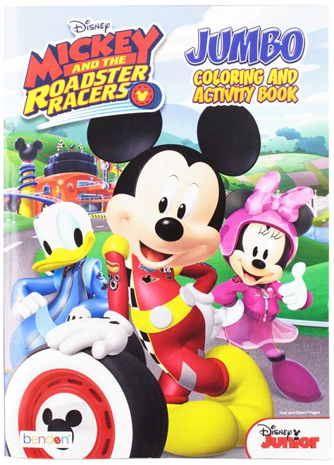 Buy UPD Mickey Roadster Racers Jumbo Coloring Book Online At