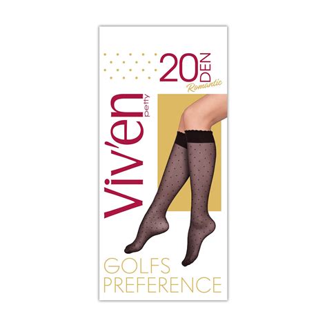 Получулки женские Viv'en petty горошек, 20 DEN, черные - купить на EVA ...