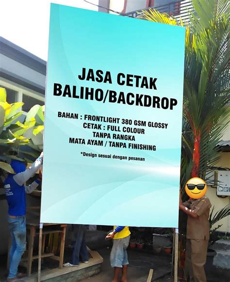 Jasa Cetak Balihobackdrop 95 X 6 M