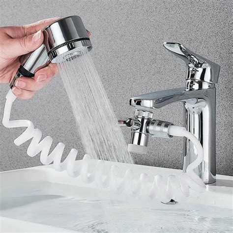 Economiseur D Eau Ensemble De Douche Avec Buse D Extension R Glable