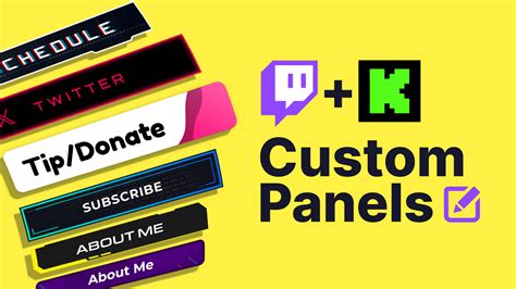 Profile Panels For Twitch And Kick Figma