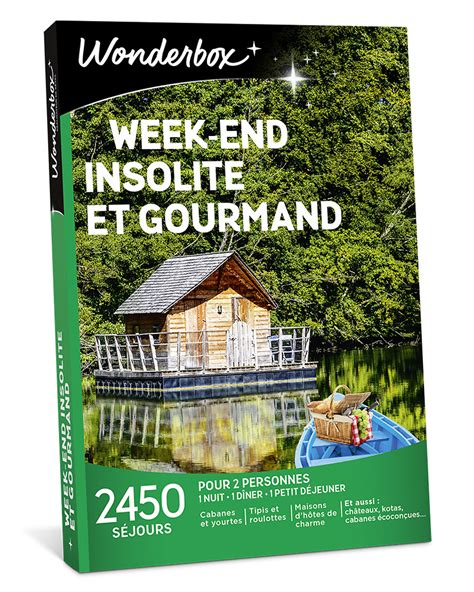 Coffret Cadeau Week End Insolite Et Gourmand Wonderbox