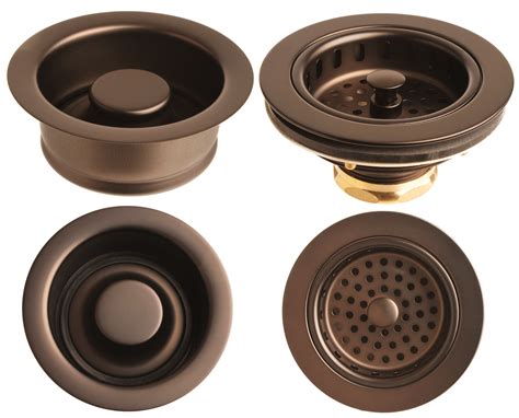 84 Captivating Kitchen Sink Flange And Strainer In Champagne Bronze