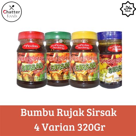 Jual Bumbu Sambal Rujak Sirsak Pedas Khas Binjai Cap Gunung 320gr