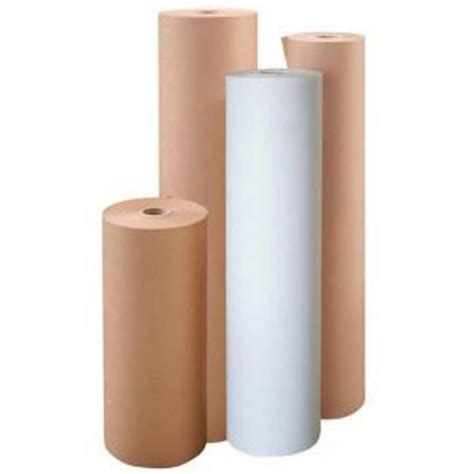 Papel Embrulho Bobina Kraft Natural Cm G Rolo M Monolucido