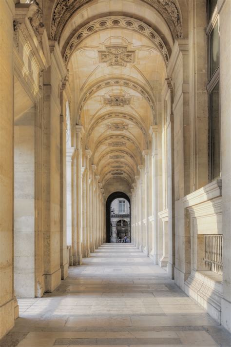 Louvre Passageway Corridor Paris B0669ab Alan Blaustein Photography