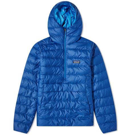 Patagonia Down Sweater Hoodie Superior Blue End