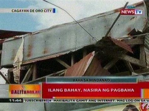 Bt Ilang Bahay Sa Cagayan De Oro City Nasira Ng Pagbaha Youtube