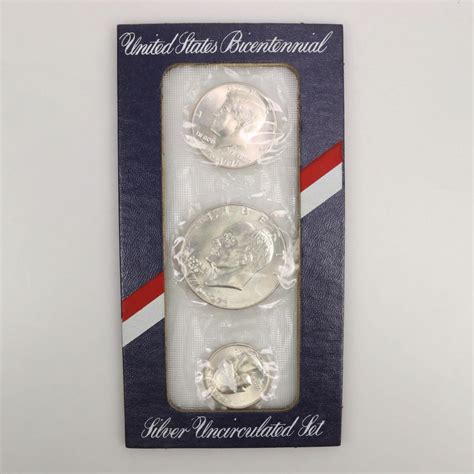 US Mint Bicentenial Silver Uncirculated Set Property Room