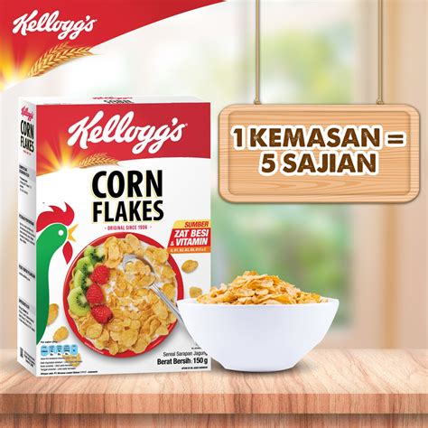 Jual Kelloggs Corn Flakes Cereal 150 Gr Indonesia Shopee Indonesia