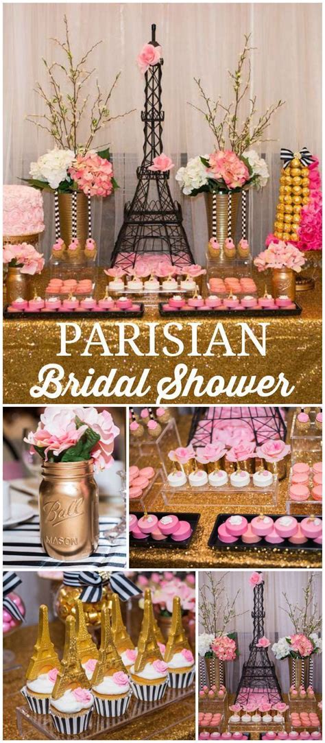 French Parisian Bridalwedding Shower Paris Oh La La Catch My Party Paris Bridal