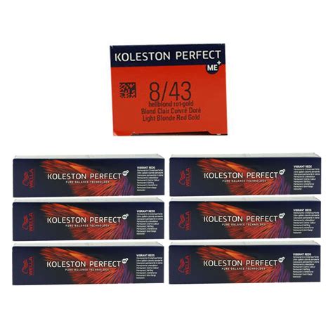 Wella Koleston Perfect ME Vibrant Reds 6 X 60 Ml 8 43