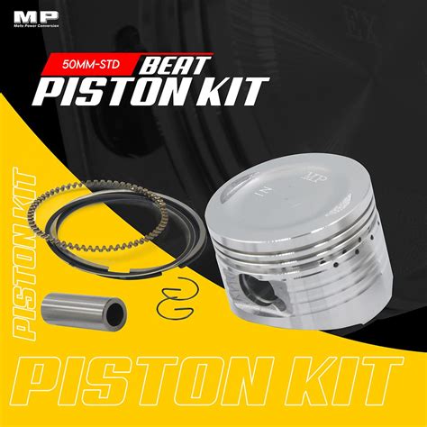 MP PISTON KIT BEAT 50MM SIZES AVAILABLE Shopee Philippines