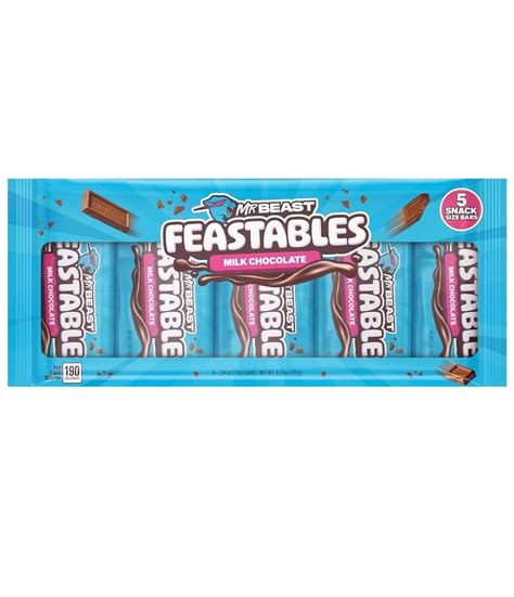 Feastables Mr Beast Mr Beast Milk Chocolate Bar 1 24 Oz 35g 5