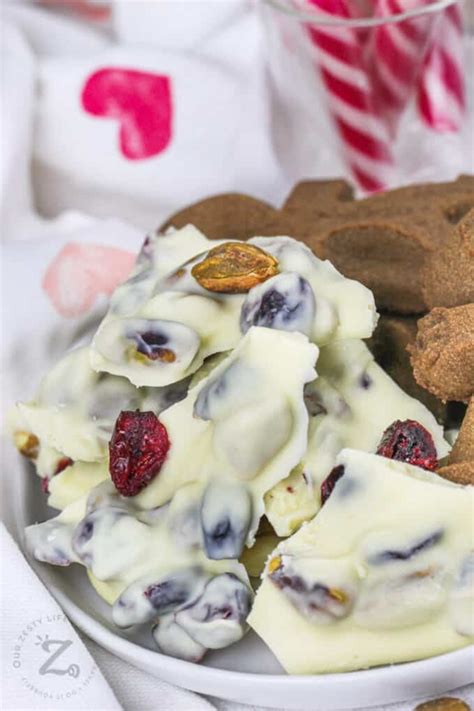 White Chocolate Bark - Our Zesty Life