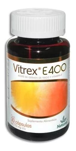 Vitrex E C Caps Naturex Vitamina E Germen De Trigo Sabor Capsulas