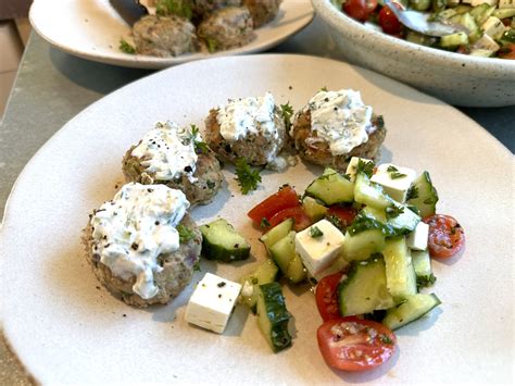 Ground Turkey Meatballs With Tzatziki at Douglas Byrd blog