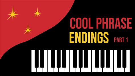 Cool Phrase Endings Part 1 Youtube