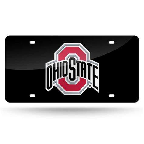 Ohio State Buckeyes Logo Front License Plate