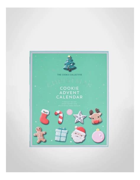 The Cooks Collective Christmas 22 Piece Christmas Cookie Advent