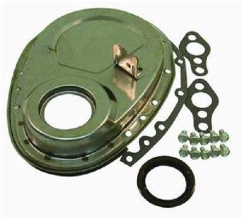 Raw Sbc Chevy Timing Chain Cover Wlarge Tab Kit