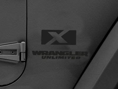 Jeep Licensed By RedRock Jeep Wrangler X Logo With Wrangler Unlimited