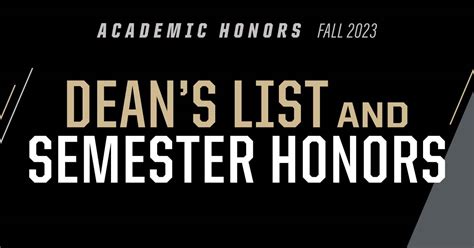 Fall 2021 Deans List And Semester Honors For Undergraduate Students