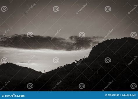 Beautiful Colorful Sunrise Over The Mountains Angra Dos Reis Brazil