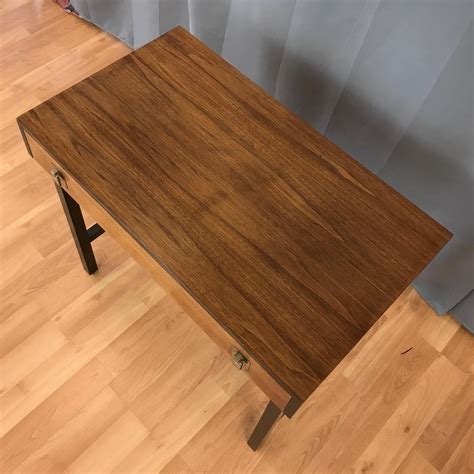 Mid Century Modern Japanese Elm Vanity Or Desk At 1stdibs