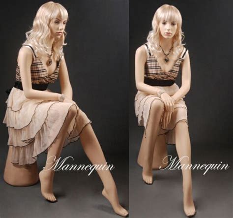 Sitting Female Mannequin Sitting Mannequin Display Mannequin