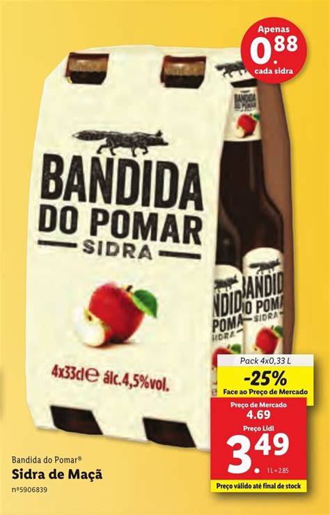 Promo O Bandida Do Pomar Sidra De Ma X L Em Lidl