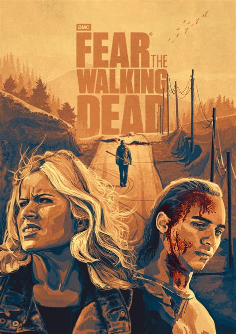 Fear The Walking Dead Season 4 Morgans Arrival Poster By Ellieeira