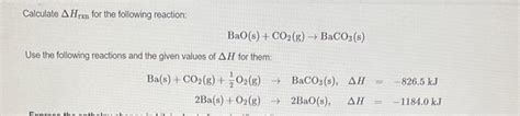 Solved Find Δhixn For The Reaction Cs2h2 G→ch4 G Use